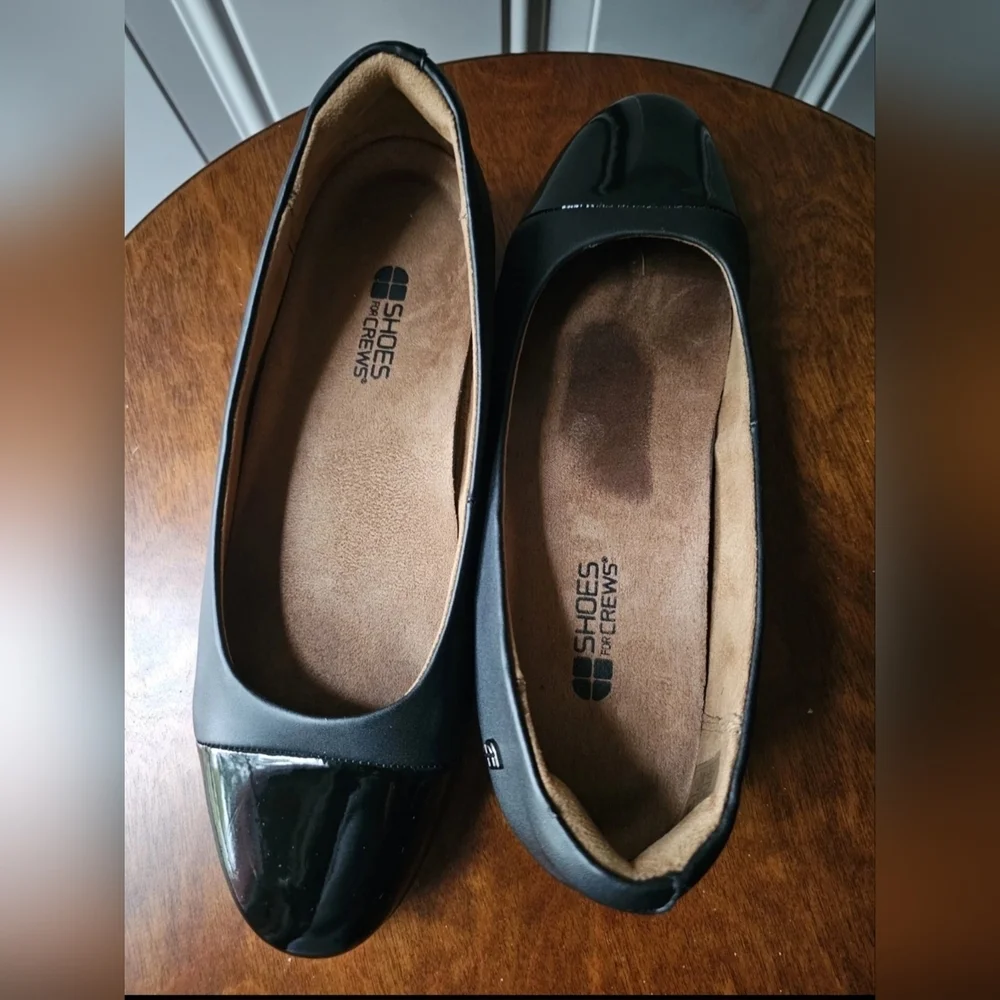 Dr. Scholl's Glossy Black Flats